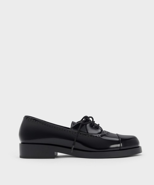 CHARLES ＆ KEITH ローファー ブローグダービー レディース