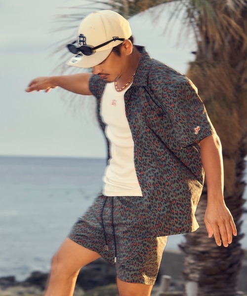SUNS by #Re:room シャツ カラーレオパードシャツ メンズ : ZOZOTOWN