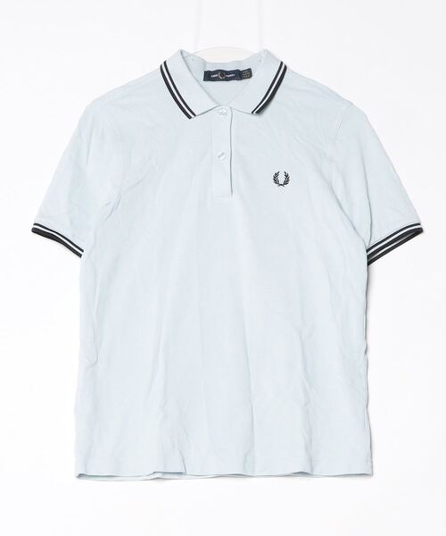 「FRED PERRY」 半袖ポロシャツ 10 ブルー系その他6 レディース