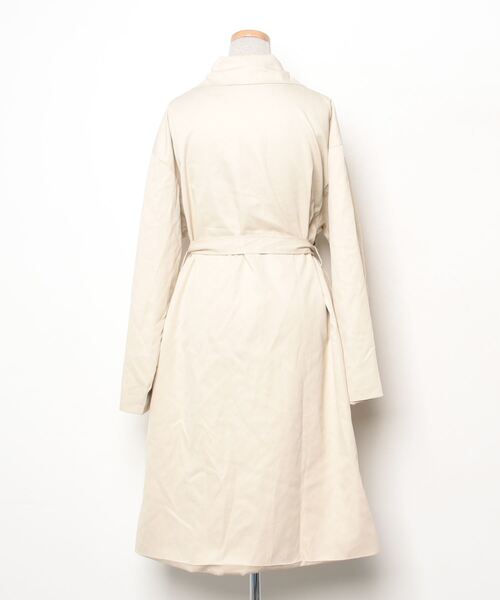 「Amulet」 ステンカラーコート L アイボリー レディース_画像2
