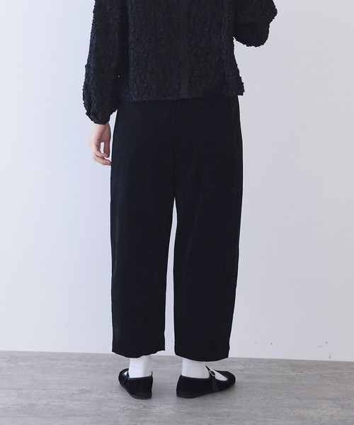 yuni パンツ シャンブレーコール back gum パンツ レディース