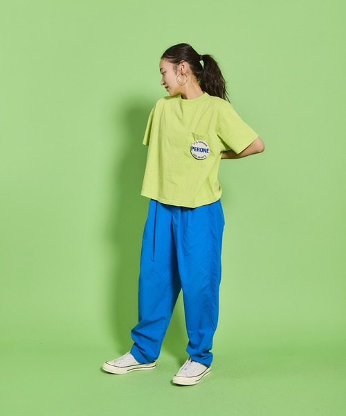 「WALLA WALLA SPORT」 半袖Tシャツ MEDIUM グリーン系その他 レディース_画像4