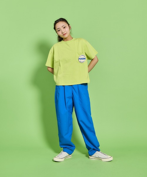 「WALLA WALLA SPORT」 半袖Tシャツ MEDIUM グリーン系その他 レディース_画像8