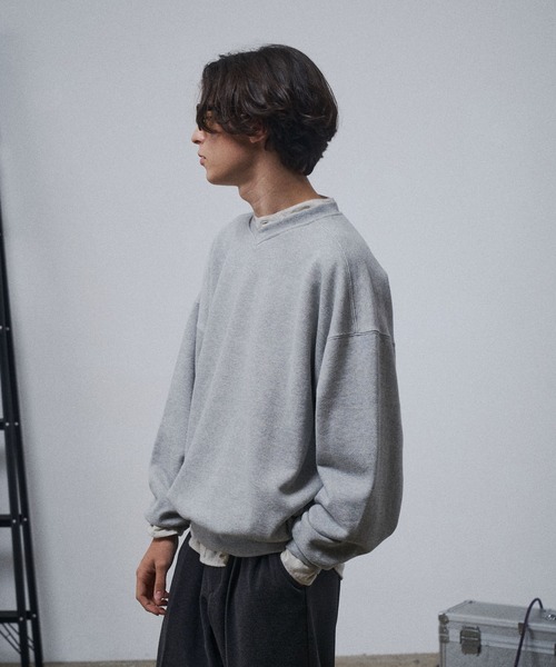 THE BOLDMAN トレーナー スウェット Vneck Heavy Sweat / ブイネック