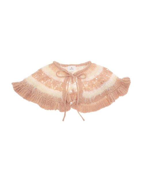 merry jenny（メリージェニー） つけ襟 付け襟 fluffy border collar