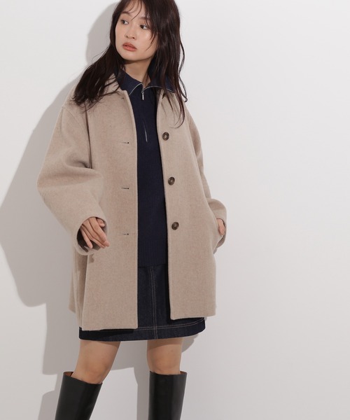 N.Natural Beauty Basic ステンカラーコート コート ステンカラー