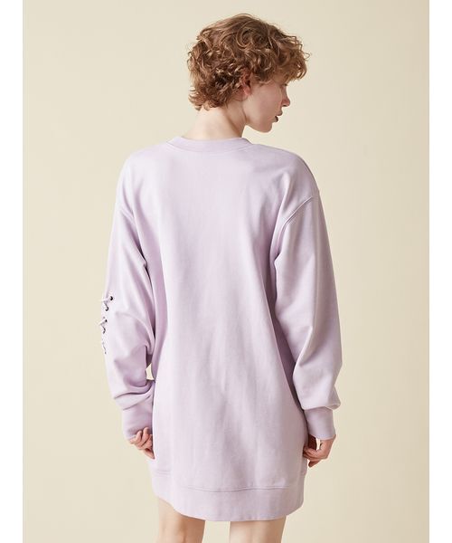 FURFUR（ファーファー） ワンピース ハートレースアップスウェット