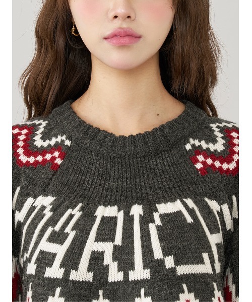 Darich（ダーリッチ） ニット セーター ノルディックベアニットプル