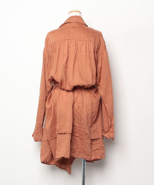 「MONITALY」 コート - ブラウン メンズ_画像2