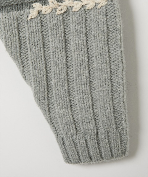 leinwande（ラインヴァンド） カーディガン Intarsia Cable Cardigan