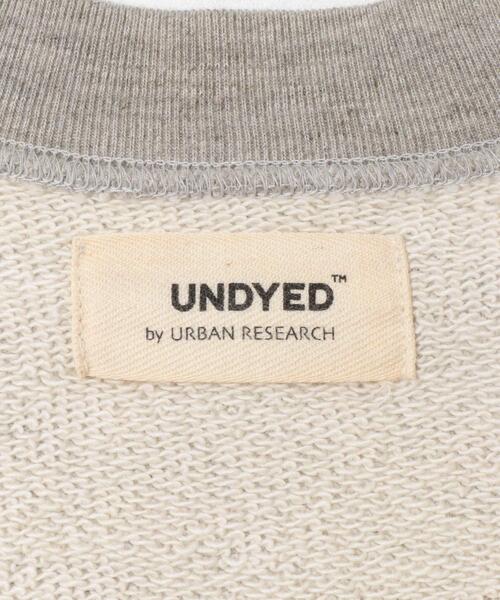 【GRAY H】UNDYED SWEAT CREW NECK URBAN RESEARCH（アーバンリサーチ） トレーナー スウェット UNDYED