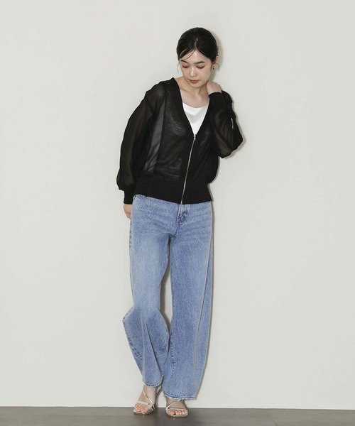 「Gready Brilliant」 「favori」ブルゾン FREE カーキ レディース_画像3