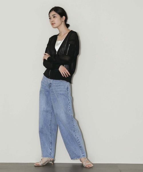 「Gready Brilliant」 「favori」ブルゾン FREE カーキ レディース_画像4