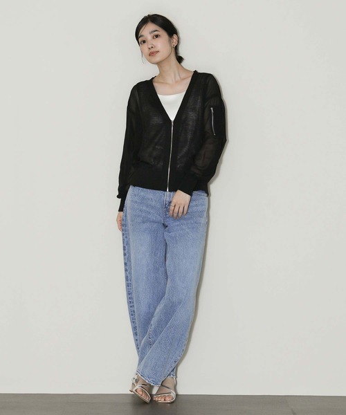 「Gready Brilliant」 「favori」ブルゾン FREE カーキ レディース_画像7