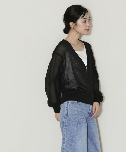 「Gready Brilliant」 「favori」ブルゾン FREE カーキ レディース_画像9