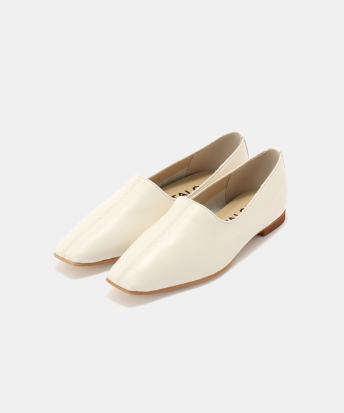 【未使用】ジェーンマープルドンルサロン バレエシューズ ホワイトゴールド ジェーンマープルドンルサロン バレエシューズ ホワイトゴールド