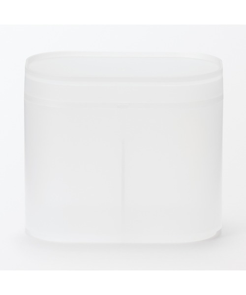 無印良品（MUJI） 再生ポリプロピレン入りコットン 綿棒ケース 蓋付 約