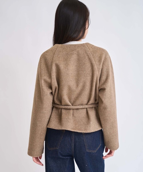 お値下げ不可【新品未使用】herlipto ローザンヌウールショートコート M Lausanne Wool Short Coat