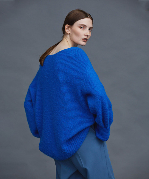 「N.O.R.C」 長袖ニット S パープル レディース_画像7