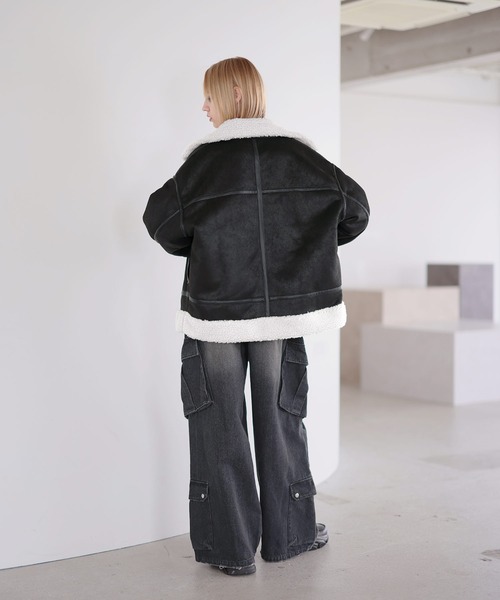 ROCHEM（ローシェン） ムートンジャケット ムートンコート ダブル