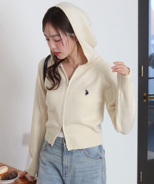 U.S. POLO ASSN.（ユーエスポロアッスン） パーカー ∴WEGO/「SNSで 