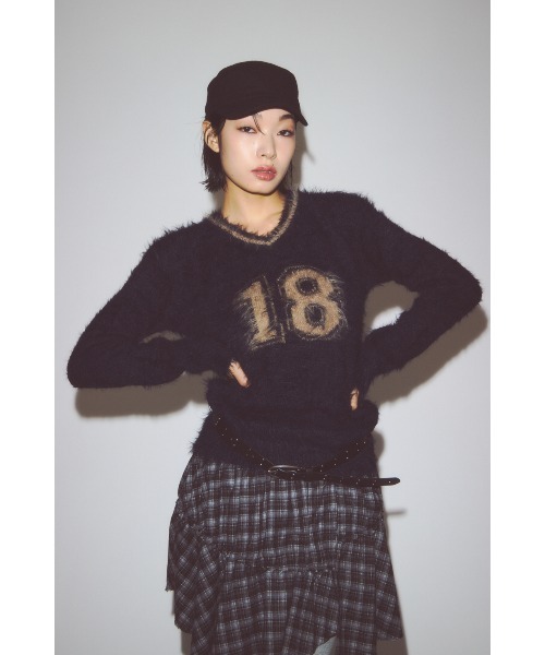 ニット/セーター Genesis Shaggy Knit SINSS セーター ニット Basic shaggy knit / ベーシックシャギーニット