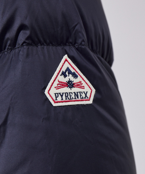「Pyrenex」 ダウンコート M ネイビー メンズ_画像2
