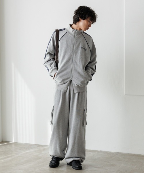 PBLIM ワイドパンツ スウェットパンツ ジャージ 「UNISEX/セットアップ