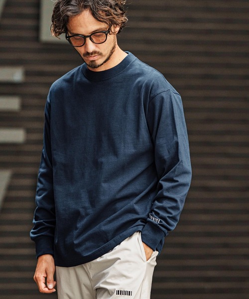 「felkod」 長袖Tシャツ S ネイビー メンズ_画像8