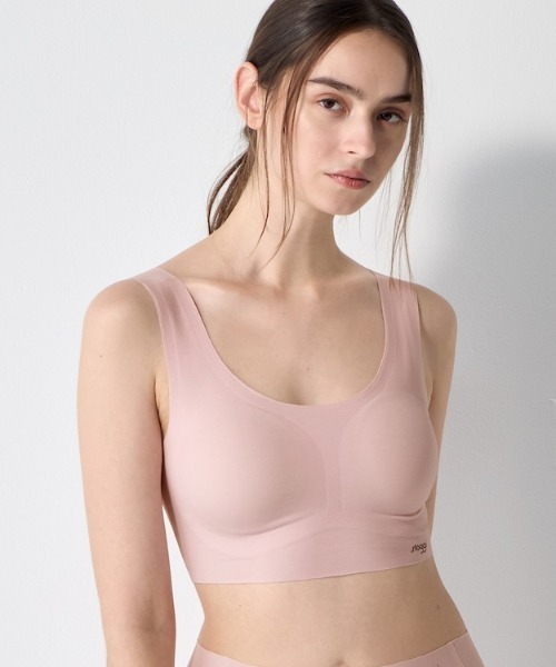 Sloggi ブラジャー 「無縫製綿混素材」スロギーゼロフィール