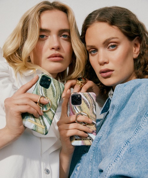 IDEAL OF SWEDEN モバイルケース Golden Jade Marble iPhone