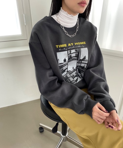 Didot.showroom トレーナー スウェット TIME AT HOME MTM