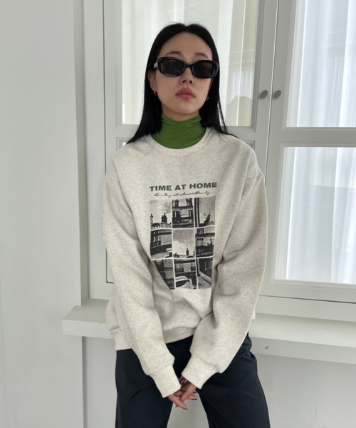 トレーナー スウェット 「DIDOT.」ミニマルクロップドMTM レディース Didot.showroom トレーナー スウェット 「DIDOT.」ミニマル