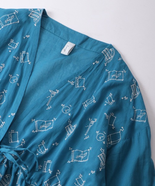 Emagoイマゴ　風船柄カーデ ブラック　バルーン魚✨ 美品　ゆったりサイズ まるっこいさかな 魚柄- 布・生地の通販サイト：nunocoto fabric