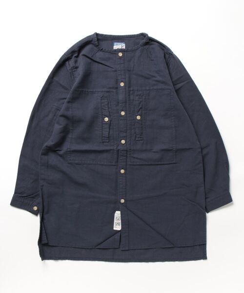 「HOUSTON」COTTON LINEN FRENCH NATUR SMOCK レディース メンズ HOUSTON 「HOUSTON」COTTON LINEN FRENCH NATUR SMOCK