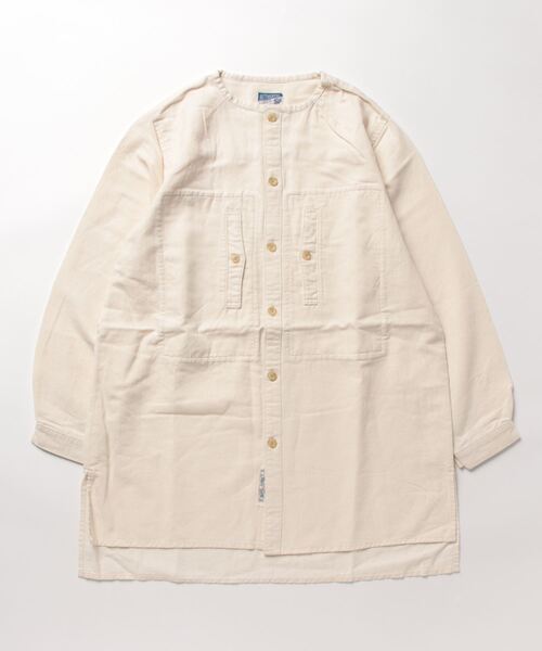 「HOUSTON」COTTON LINEN FRENCH NATUR SMOCK レディース メンズ HOUSTON 「HOUSTON」COTTON LINEN FRENCH NATUR SMOCK