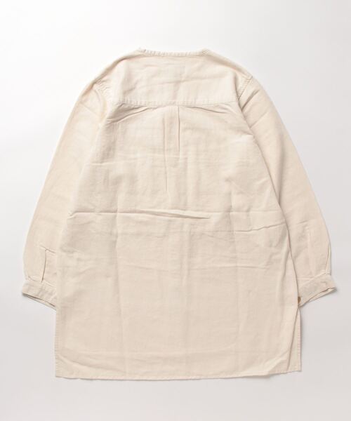 「HOUSTON」COTTON LINEN FRENCH NATUR SMOCK レディース メンズ HOUSTON 「HOUSTON」COTTON LINEN FRENCH NATUR SMOCK