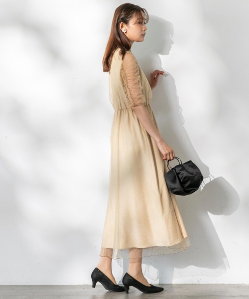 kaene ドレス 「kaene」シャイニーチュールドレス : ZOZOTOWN