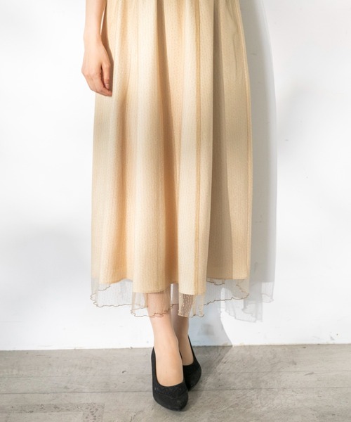kaene ドレス 「kaene」シャイニーチュールドレス : ZOZOTOWN