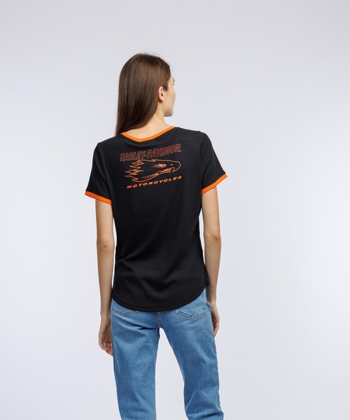 Harley Davidson tシャツ Screamin' Eagle(R)リンガーTシャツ