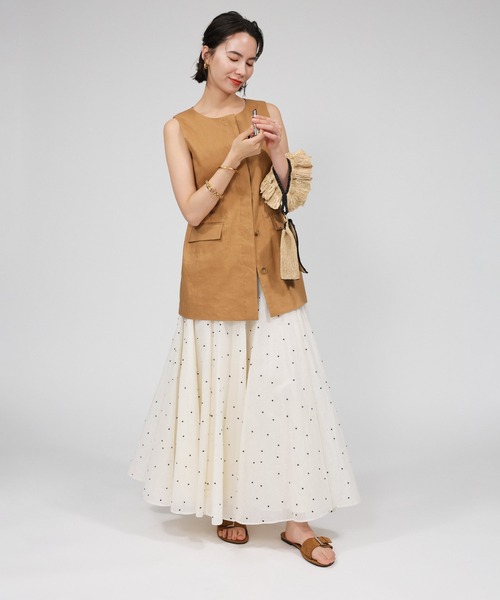 楽天市場】【SALE／50%OFF】タックフレアスカート BABYLONE