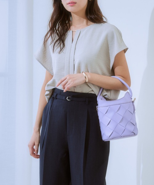 7days Life Styling リネンシャツ ブラウス シャツ 夏 半袖 「接触冷感