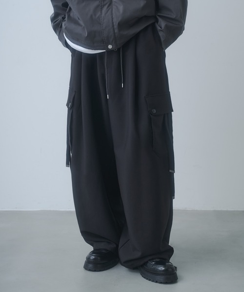 DOOPZ カーゴパンツ Parachute Wide Cargo Pants - パラシュート