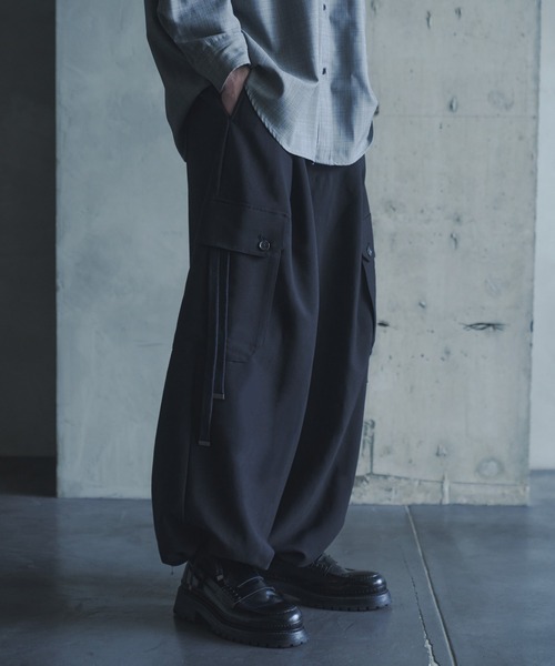 DOOPZ パラシュートワイドカーゴパンツ DOOPZ カーゴパンツ Parachute Wide Cargo Pants - パラシュート