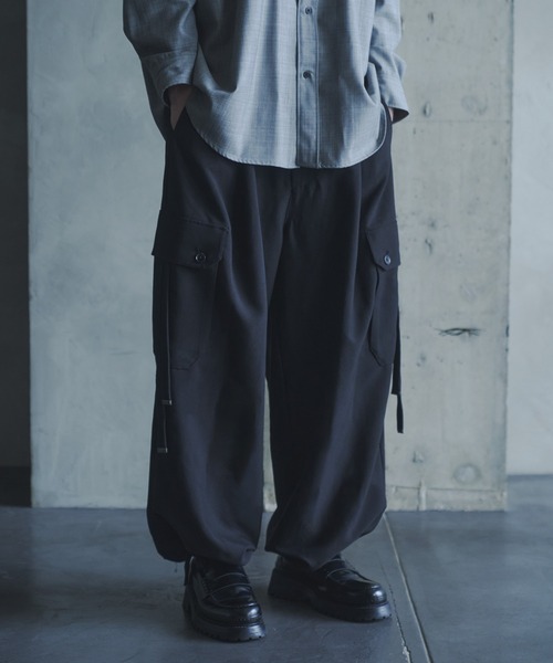 DOOPZ カーゴパンツ Parachute Wide Cargo Pants - パラシュート