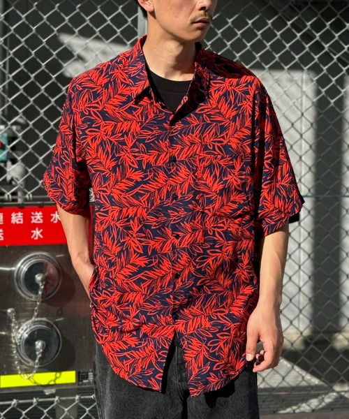 KHAKI JUNGLE カーキジャングル　サファリシャツ　ワークシャツ CIAOPANIC シャツ 「KHAKI JUNGLE/カーキジャングル」printed
