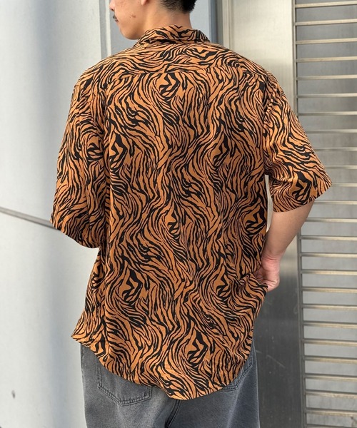 CIAOPANIC シャツ 「KHAKI JUNGLE/カーキジャングル」printed