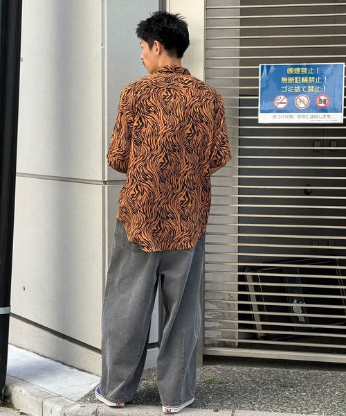 CIAOPANIC シャツ 「KHAKI JUNGLE/カーキジャングル」printed