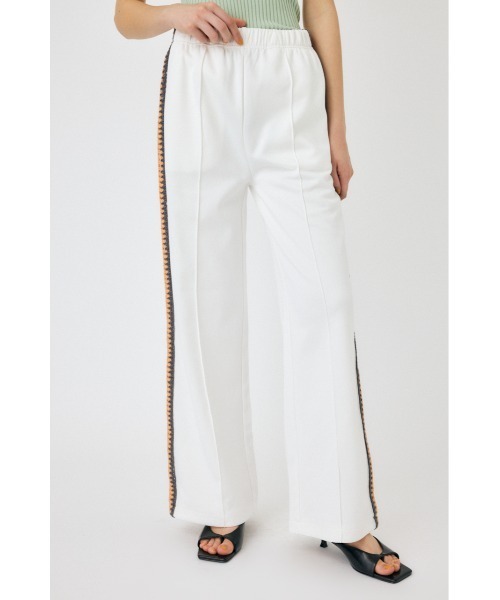 MOUSSY CROCHET SIDE LINE パンツ MOUSSY CROCHET SIDE LINE パンツ NVY -ファッション通販