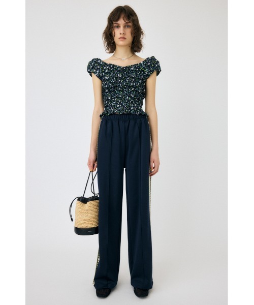 MOUSSY パンツ CROCHET SIDE LINE レディース : ZOZOTOWN Yahoo